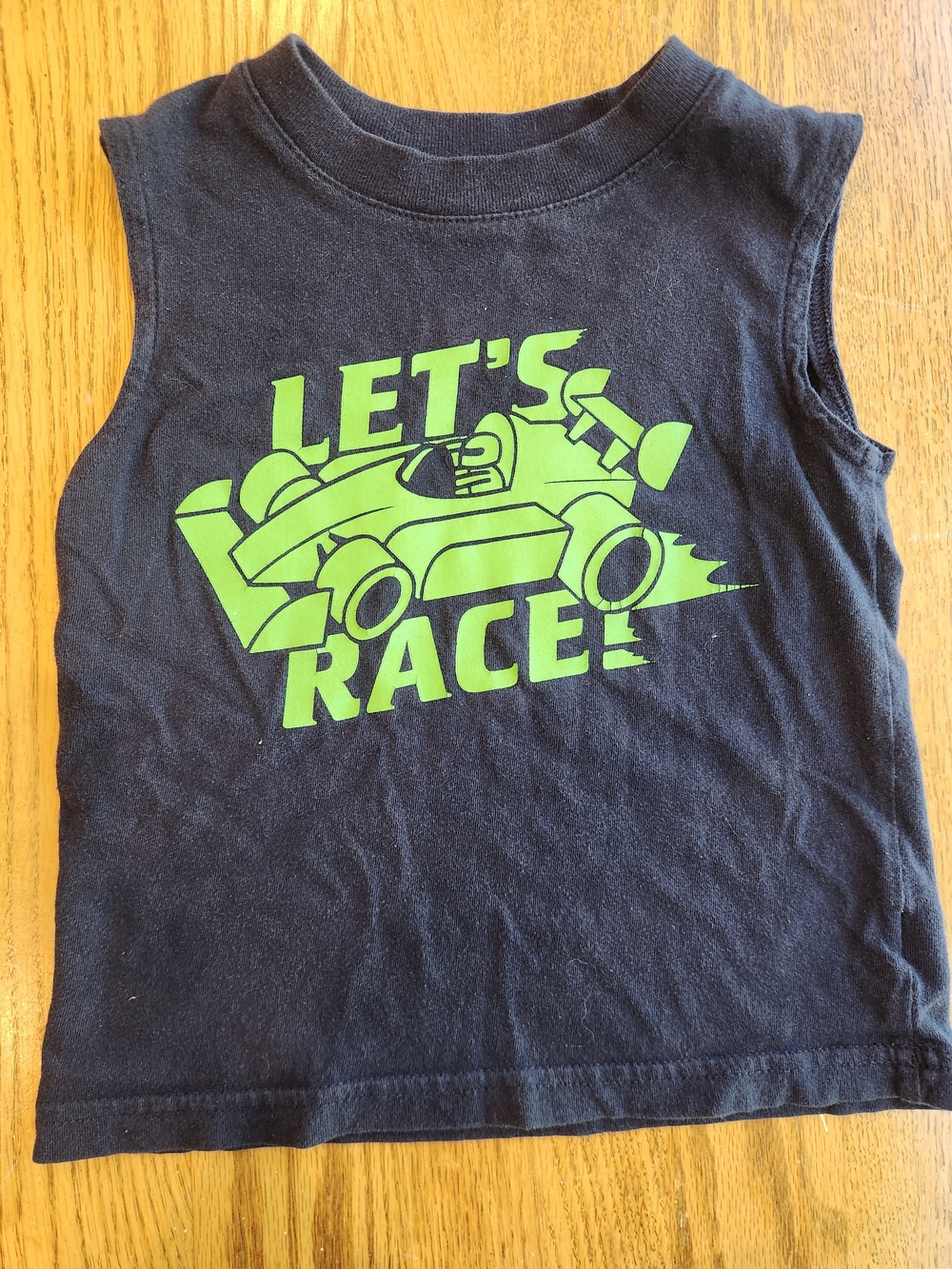 Circo Black Tee with Neon Green Logo